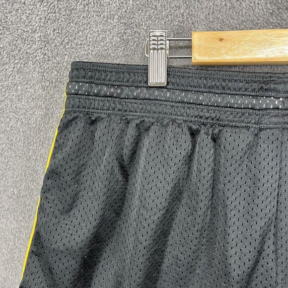 Nike Dri-FIT LIVESTRONG Shorts Women Medium Black Yellow Athletic Mesh Polyester - Picture 11 of 14